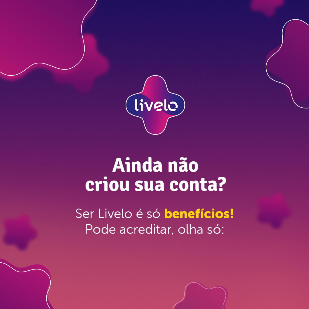Livelo banner and social